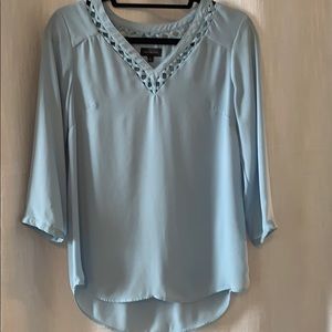 The Limited baby blue blouse